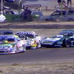 El toque entre Canapino y Angelini en Viedma