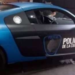 Un Audi R8, patrullero de la Policía de la Ciudad de Buenos Aires