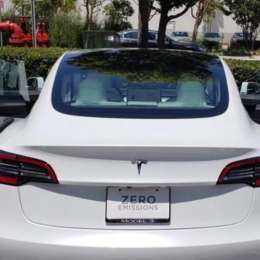 Un Tesla con una increíble falla
