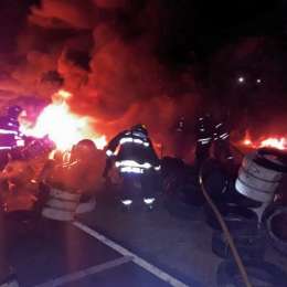 Incendio en el autódromo de Buenos Aires