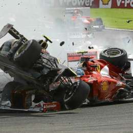 Alonso tuvo un Deja vu de Bélgica 2012
