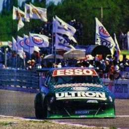 Recuerdo del primer triunfo de Bessone con Ford Escort en TC2000