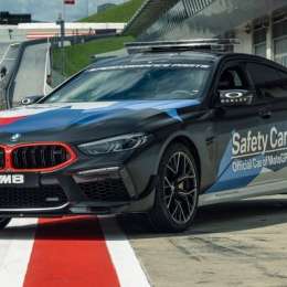 El BMW M8 fue presentado como auto de seguridad de motoGP 