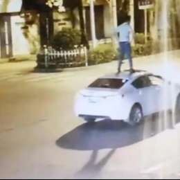 Un hombre borracho viajó seis cuadras sobre el techo de su auto