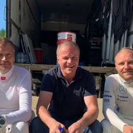 Valtteri Bottas probó un Toyota Yaris WRC