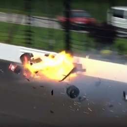 Impresionante accidente de Bourdais