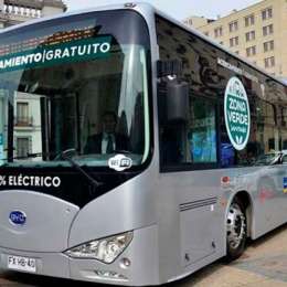 Chile tendrá autobuses eléctricos comprados a BYD de China
