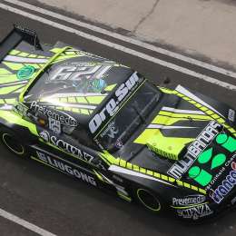 Werner sobre el Ford de Giallombardo