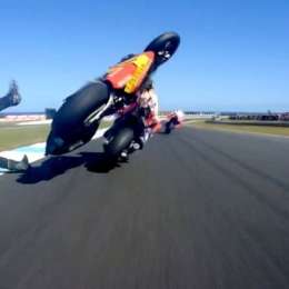 Terrible caída de Zarco a más de 300 km/h