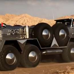 ¡Un camión de diez ruedas!