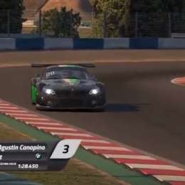 Podio para Canapino y punta del campeonato en el Turismo GT de Brasil