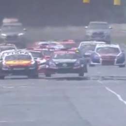 Canapino y una complicada largada en La Plata