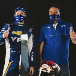 El equipo Chevrolet y su adiós a Alberto Canapino