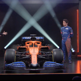 McLaren presentó el MCL35 que conducirán Lando Norris y Carlos Sainz