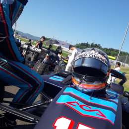 Giorgio Carrara salió a pista en el Hungaroring para la F4 italiana