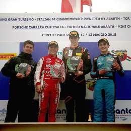 Carrara subió al podio en Paul Ricard