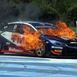 El fuego, el enemigo más temido del automovilismo