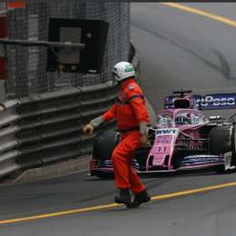 La salvada de Checo Pérez desde otro ángulo