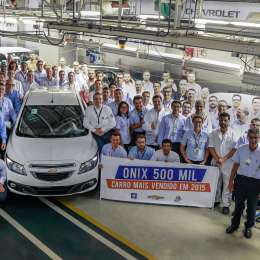Chevrolet Onix: 500.000 unidades producidas en Brasil