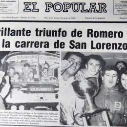 Homenajearon en Olavarría al "Chueco" Romero