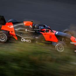 Colapinto salió a pista en Barcelona