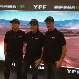 Villagra presentó su arma para el Dakar