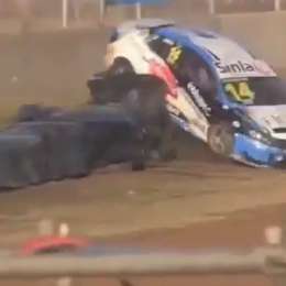 Así fue el aparatoso accidente de Matías Cravero