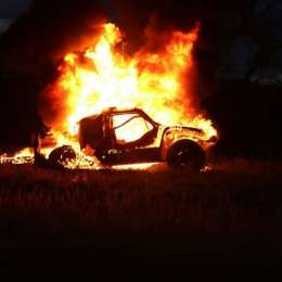 Se prendió fuego un Buggy