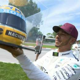 Hamilton igualó a Senna