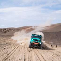 Piso fuerte De Rooy en la séptima etapa