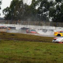 A bordo: Multitudinario desparramo en el sprint de La Plata