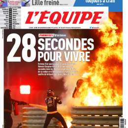 “28 segundos para vivir” la impactante tapa del diario L’Equipe