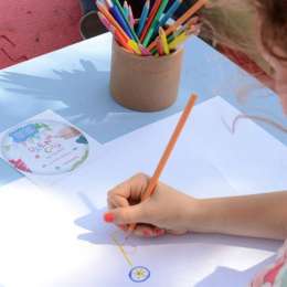 Toyota invita a los chicos a dibujar en Oberá