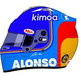 Alonso da a elegir su casco para la IndyCar
