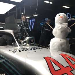 Las mejores fotos de la Fórmula 1 en la nieve