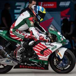 Tati Mercado probó antes de su vuelta al WorldSBK