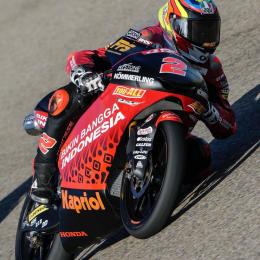 Una caída obligó a abandonar a Rodrigo