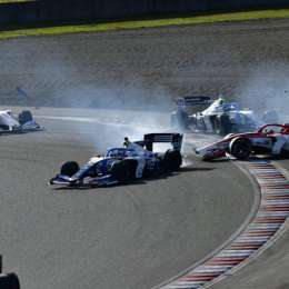 Fenestraz debió abandonar tras un toque