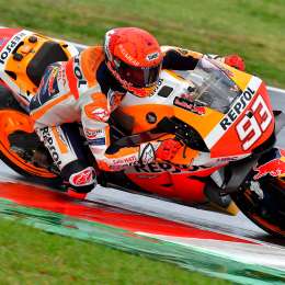 Márquez lideró la FP1 bajo la lluvia en Austin