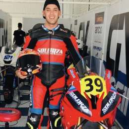 Marco Solorza, el quinto argentino en el mundial de Superbike