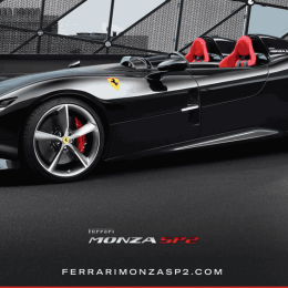 Verstappen se compró una Ferrari Monza SP2