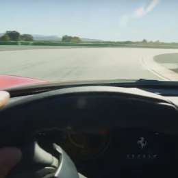 La Ferrari F8 Tributo desde adentro