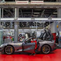 Ferrari en su máxima capacidad de producción luego del receso