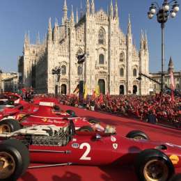 Ferrari festejó los 90 años en Milán