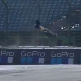 Terrible caída de Folger en Silverstone