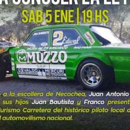 Presentan en Necochea el Ford Falcon de Johnny De Benedictis