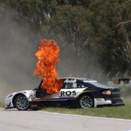 Giallombardo convivió 15 segundos con el fuego