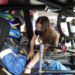 Valentina Funes probó antes de su debut en Top Race 