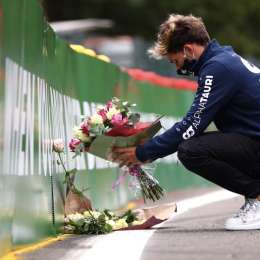 El sentido homenaje de Gasly a Hubert en Bélgica