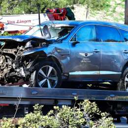 Los detalles del auto que le salvaron la vida a Tiger Woods